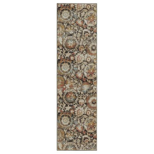 Mohawk Home Jeslynn 2 x 8 Multi Indoor Floral/Botanical Runner in the