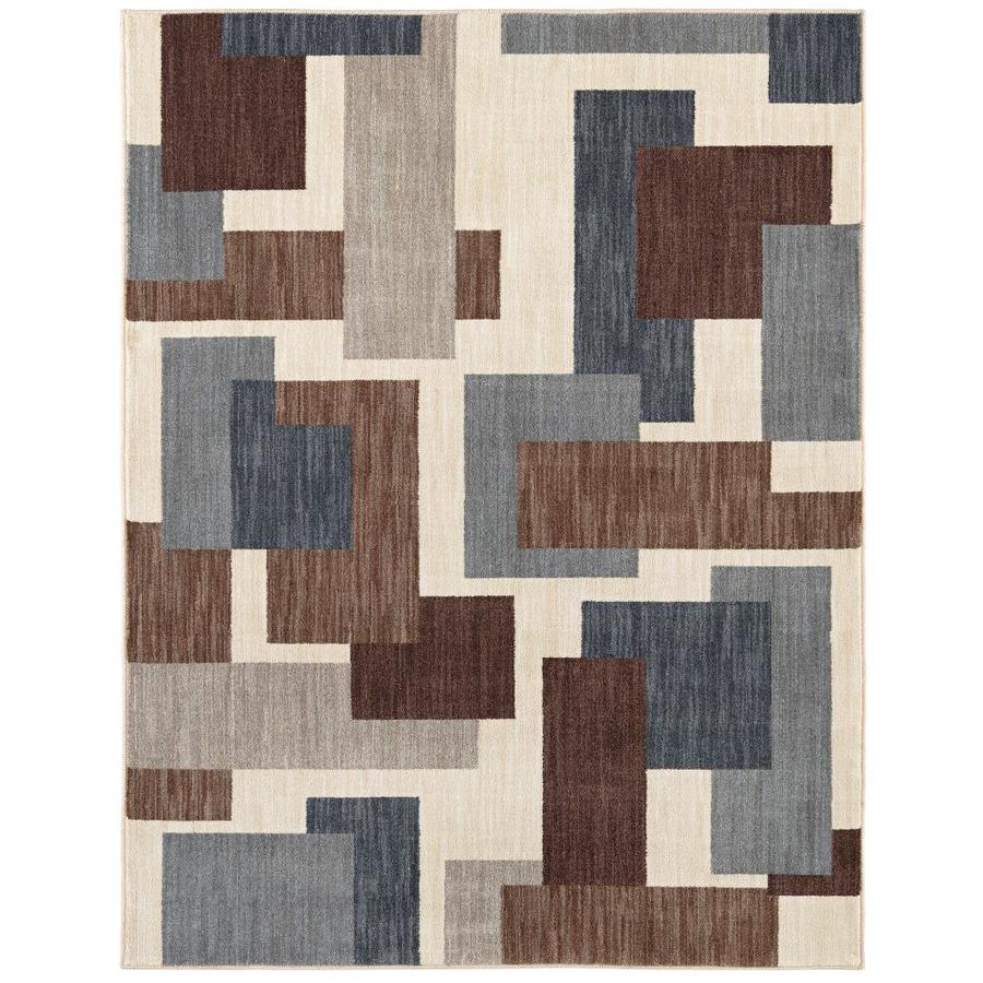 Mohawk Home Barrage Beige Indoor Novelty Area Rug Common 10 X 13