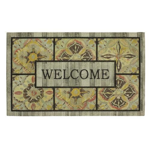 Mohawk Home Fall Wedge Rectangular Door Mat (Common: 2-ft x 3-ft ...