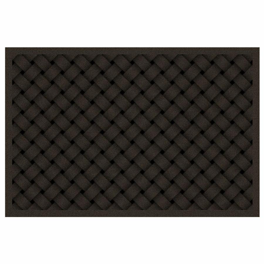 Mohawk Home Doormats Black Rectangular Door Mat Common 2 Ft X 3