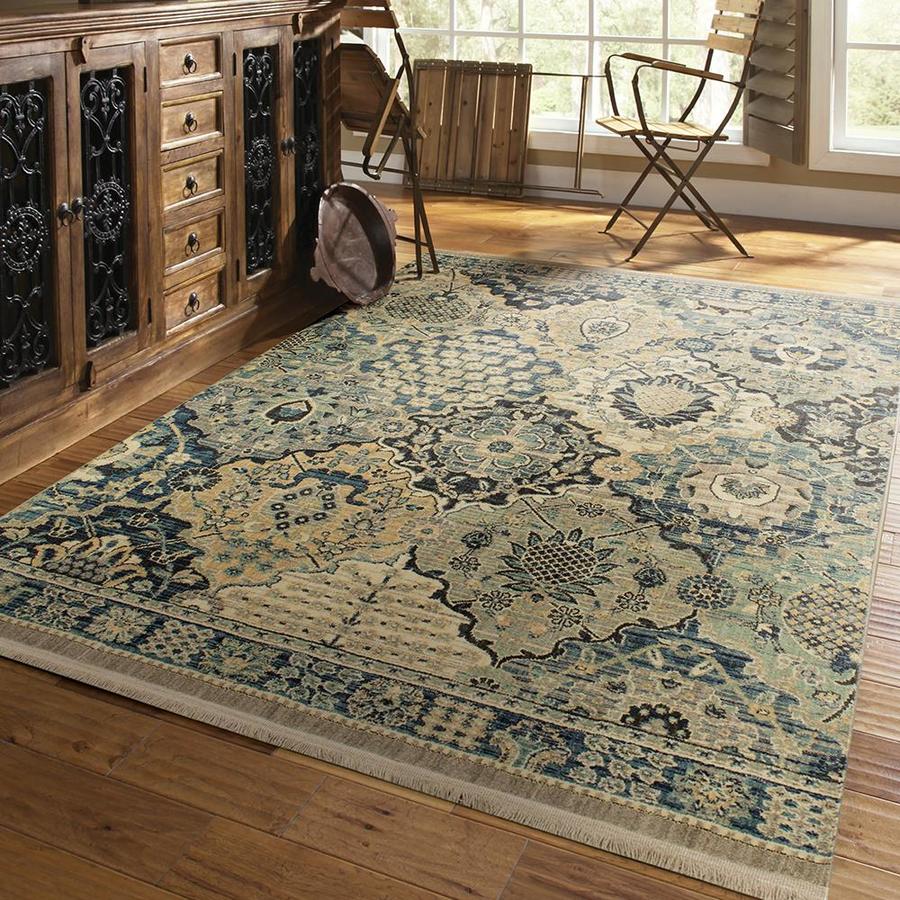 Mohawk Home Steeplegate Grey Indoor Oriental Area Rug 8 x 10