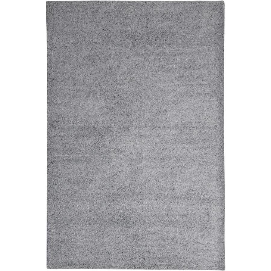 Mohawk Home V149-1113-60X90 Endearing Shag Gray Rectangular Indoor Machine-Made Area Rug (Common: 5 x 8; Actual: 5-ft W x 8-ft L)