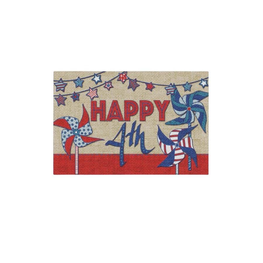 Mohawk Home Patriotic Doormats Rectangular Door Mat Common 1 1 2