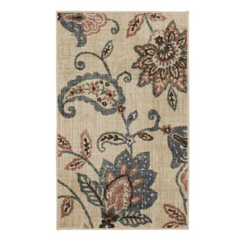Mohawk Home Blossom Jacobean 2 x 4 Garden Indoor Floral/Botanical Throw