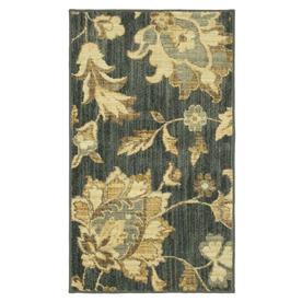 Mohawk Home Brawley Blue Rectangular Indoor Machine-Made Throw Rug (Common: 2 x 4; Actual: 2.08-ft W x 3.6-ft L)