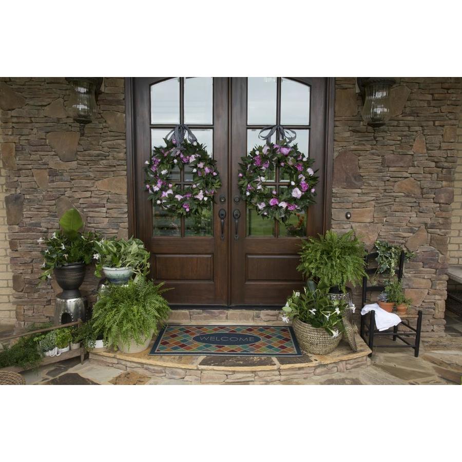 Mohawk Home B1044-18424-24X48 Ornamental Entry Mat Rectangular Door Mat (Common: 2-ft x 4-ft; Actual: 24-in x 48-in)