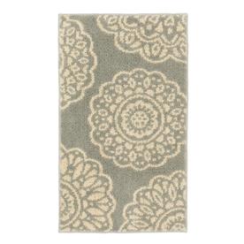 Mohawk Home Millwood Grey/Starch Rectangular Indoor Machine-Made Throw Rug (Common: 2 x 4; Actual: 2-ft W x 3.3-ft L)