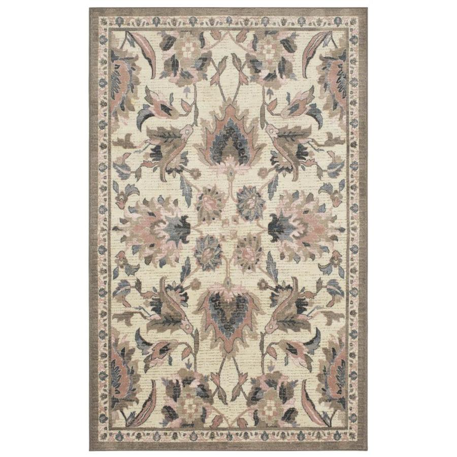 Mohawk Home 13185-507-120X168 Cayuga Blush Rectangular Indoor Machine-Made French Country Area Rug (Common: 10 x 14; Actual: 10-ft W x 14-ft L)
