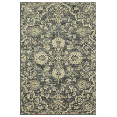 Mohawk Home Mecklenburg Denim Indoor Area Rug 8 x 10; Actual 8ft W x 10ft L) at