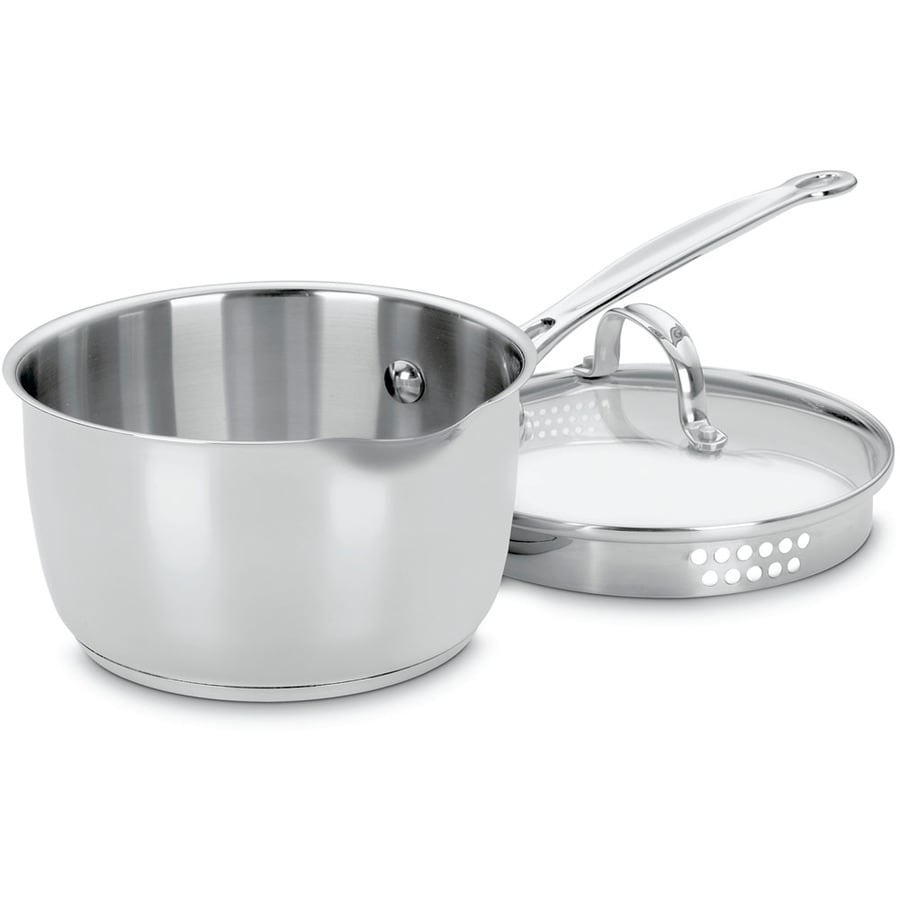 Shop Cuisinart Chef's Classic 8in Stainless Steel Cooking Pan with Lid