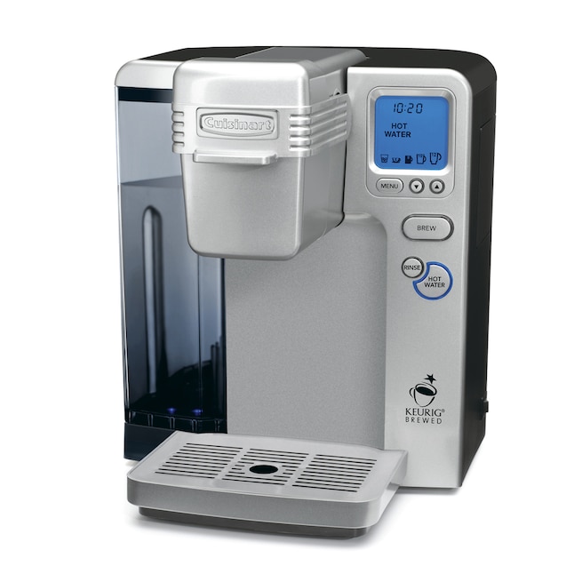Cuisinart Brushed Chrome Programmable Single-Serve Coffee Maker at