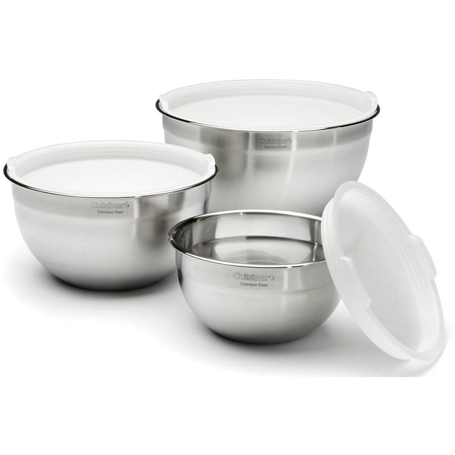cuisinart ctg 00 smb stainless steel mixing bowls with lids