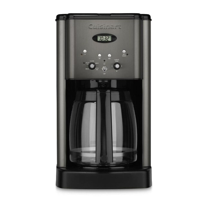 Cuisinart Cuisinart Dcc 1200bks Brew Central 12 Cup Programmable Coffee Maker Black Stainless In The Coffee Makers Department At Lowes Com