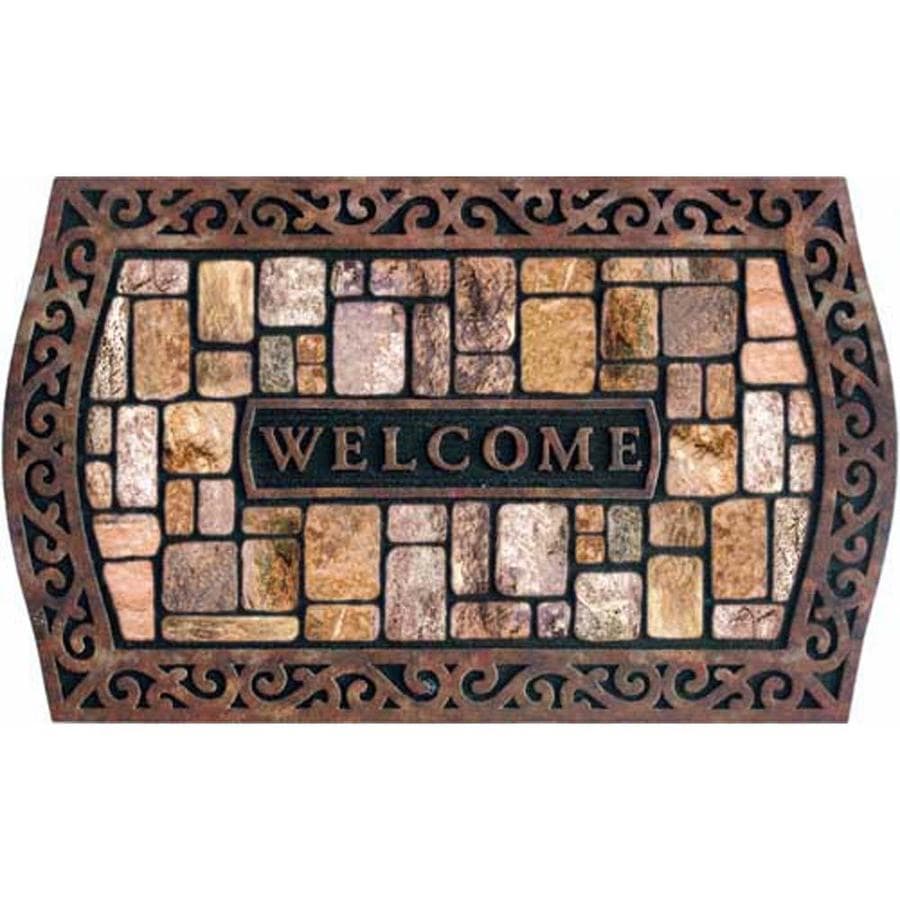 Shop Mats at Lowes.com - Style Selections Rectangular Door Mat (Actual: 22-in x 36-in)