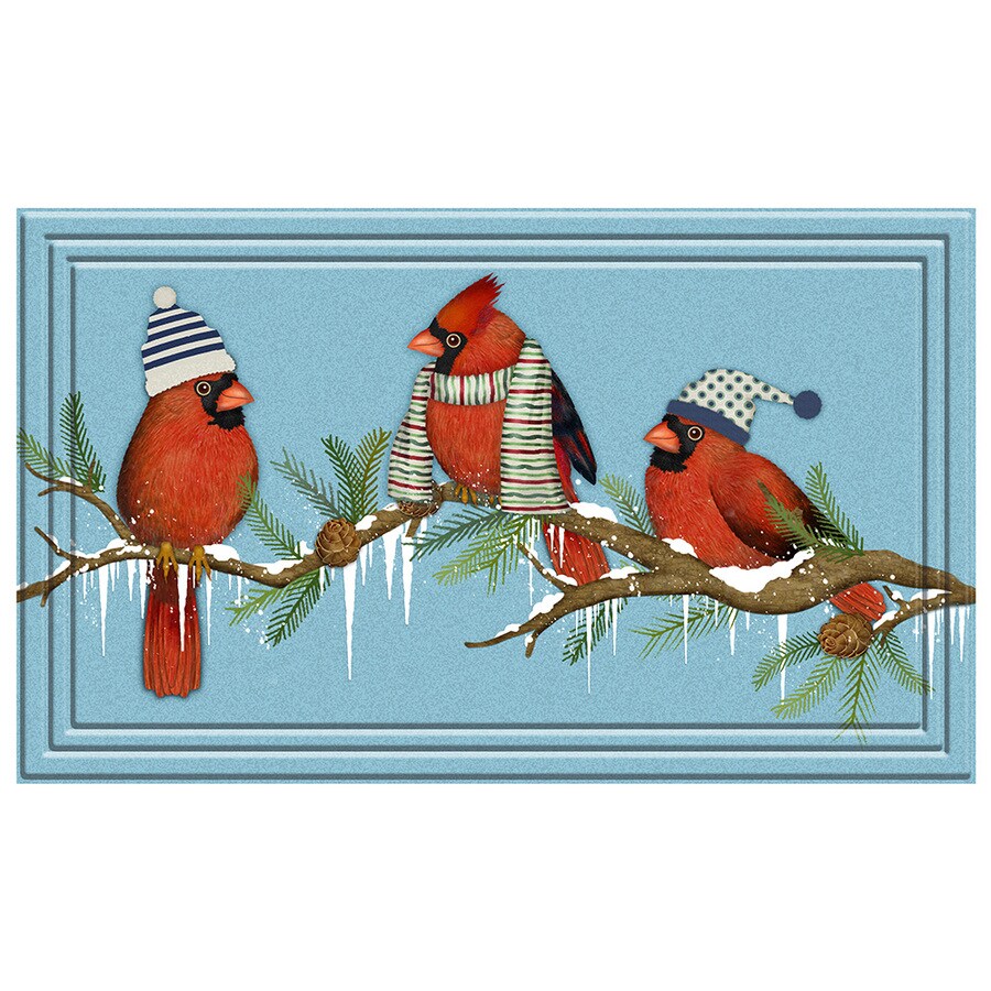 Apache Mills, Inc. 797-1199 Cardinal Clan Rectangular Door Mat (Common: 18-in x 30-in; Actual: 18-in x 30-in)