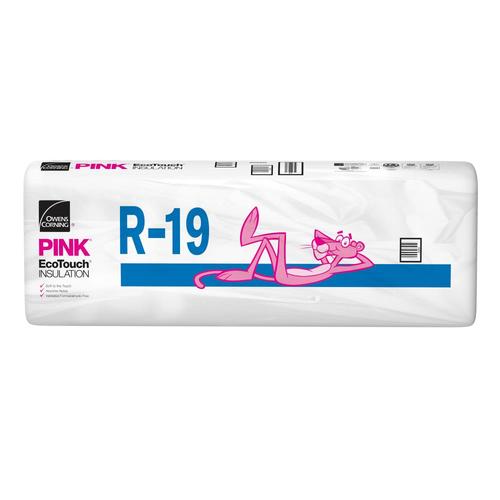 Owens Corning R 19 Wall 85 33 Sq Ft Faced Fiberglass Batt Insulation 16 In W X 96 In L In The Batt Insulation Department At Lowes Com