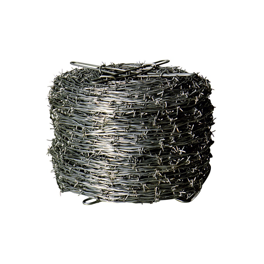Sierra (Actual 1320ft x 1ft) Barbed Wire Silver Steel Barbed Wire