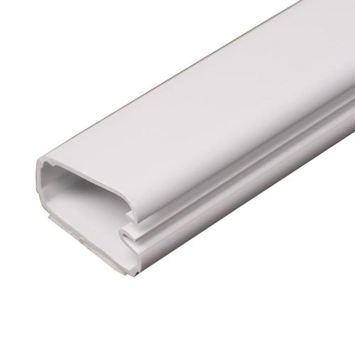 Legrand CordMate 5ft x 1in PVC White Straight Channel Cord Cover in