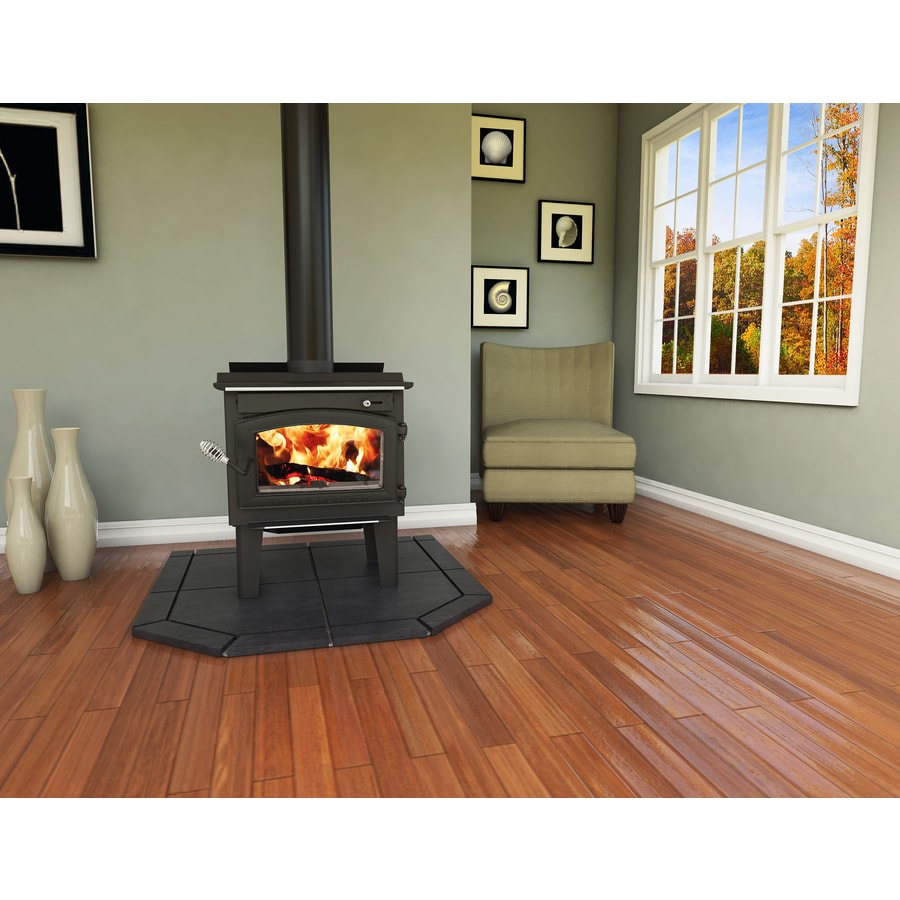 Vogelzang 800-sq ft Heating Area Firewood and Fire Logs Wood Stove at