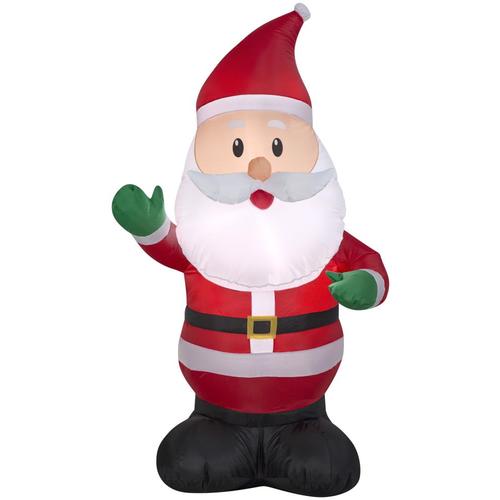 Gemmy 4-ft Lighted Santa Christmas Inflatable at Lowes.com
