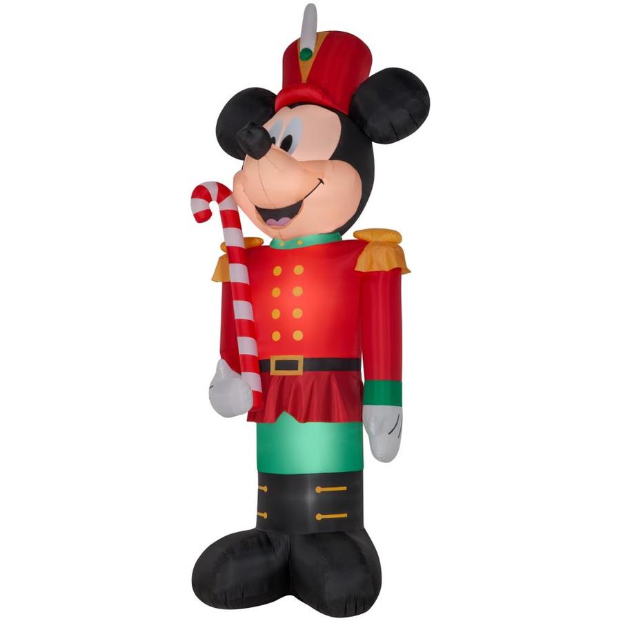 Disney Mickey 14.5-ft Lighted Toy Soldier Christmas Inflatable in the ...