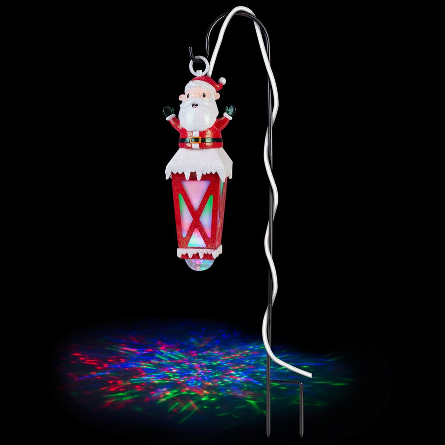 shop gemmy lightshow 1 marker multicolor led plug in santa shop gemmy lightshow 1 marker multicolor led plug in santa