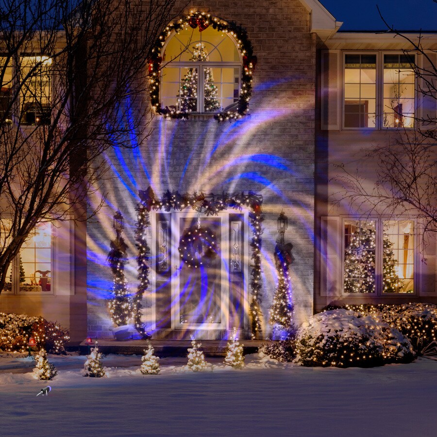 LightShow Swirling Multicolor LED Kaleidoscope Christmas Outdoor Light ...