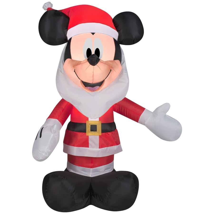 Disney Mickey 3.51ft Lighted Mickey Mouse Christmas Inflatable in the