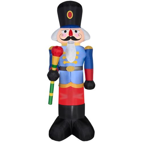 Gemmy 6.5-ft Lighted Nutcracker Christmas Inflatable In The Christmas 