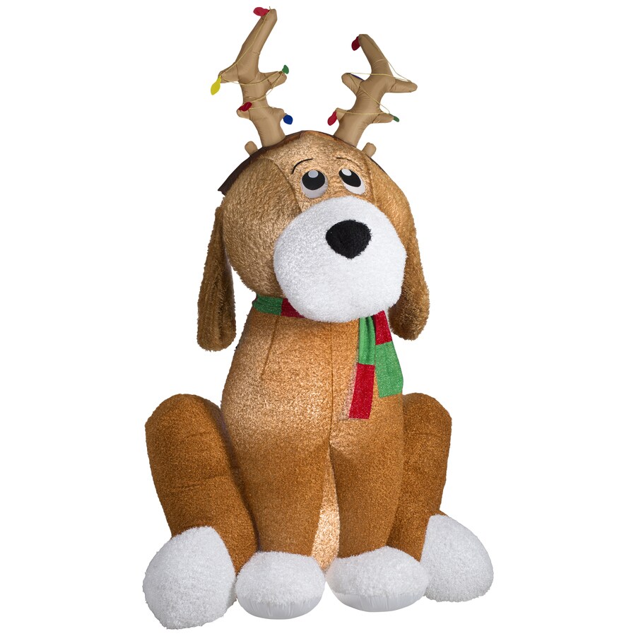 Gemmy 8 5 Ft X 6 79 Lighted Dog Christmas Inflatable At Lowes Gemmy 8 5 Ft X 6 79 Lighted Dog Christmas Inflatable