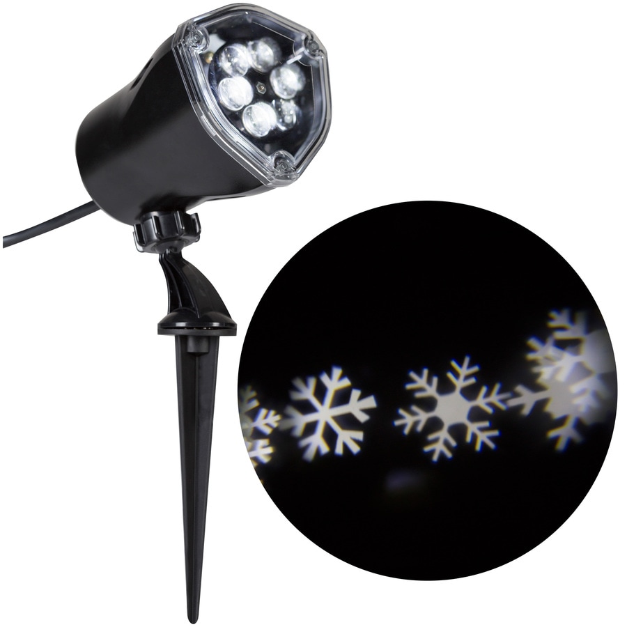 shop gemmy snowflurry lightshow swirling cool white led shop gemmy snowflurry lightshow swirling cool white led