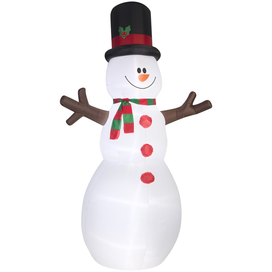 Gemmy 12 01 Ft X 4 27 Lighted Snowman Inflatable Gemmy 12 01 Ft X 4 27 Lighted Snowman Inflatable
