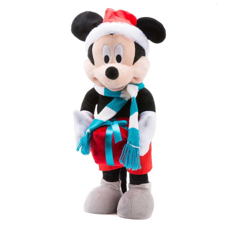 Gemmy mickey mouse greeter in the christmas statues greeters