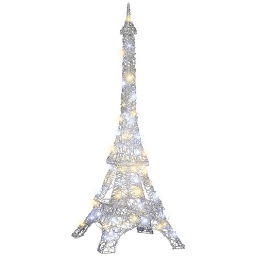 Gemmy 5 05 In Eiffel Tower With White Led Lights At Lowes Com