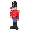 Shop Holiday Living 16.01-ft x 3.51-ft Lighted Nutcracker Christmas ...