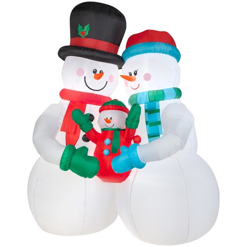 Holiday Living 10ft Lighted Snowman Christmas Inflatable in the