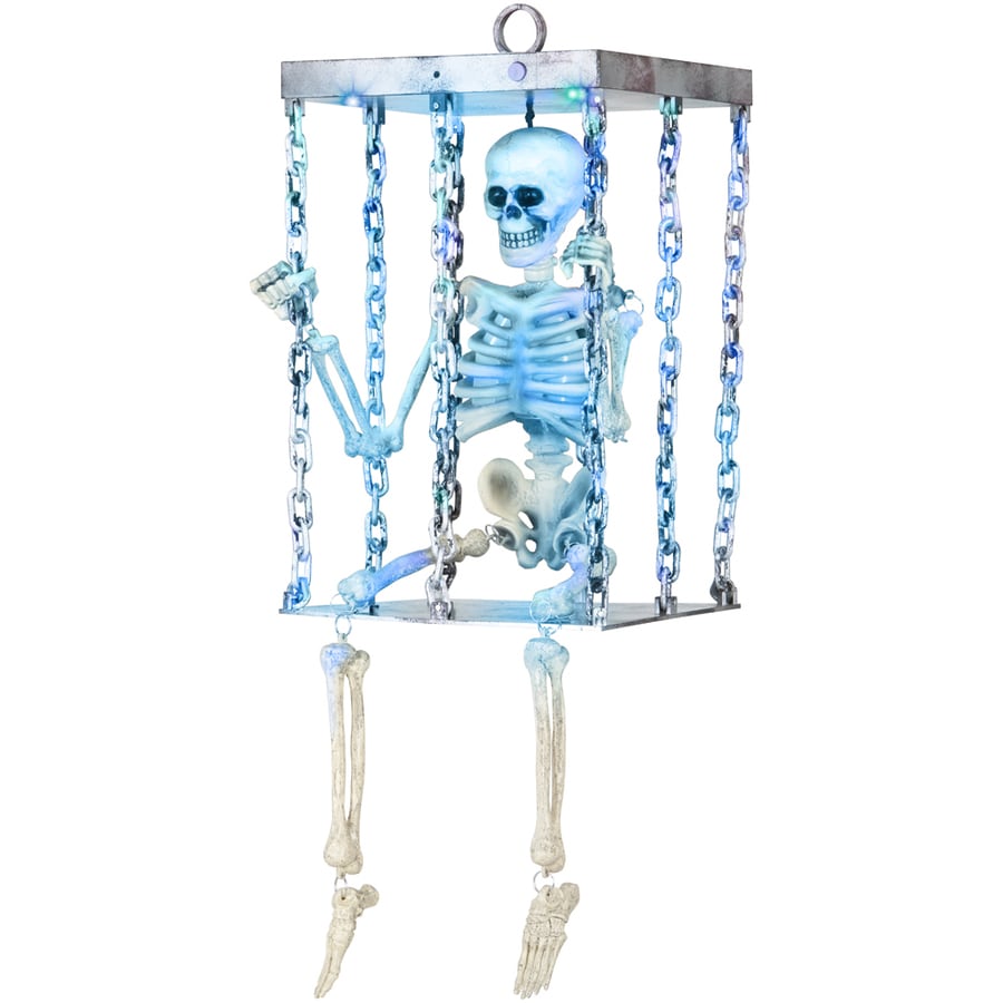 Gemmy 28 4 In Musical Skeleton Cage Indoor Holiday Gemmy 28 4 In Musical Skeleton Cage Indoor Holiday Decoration