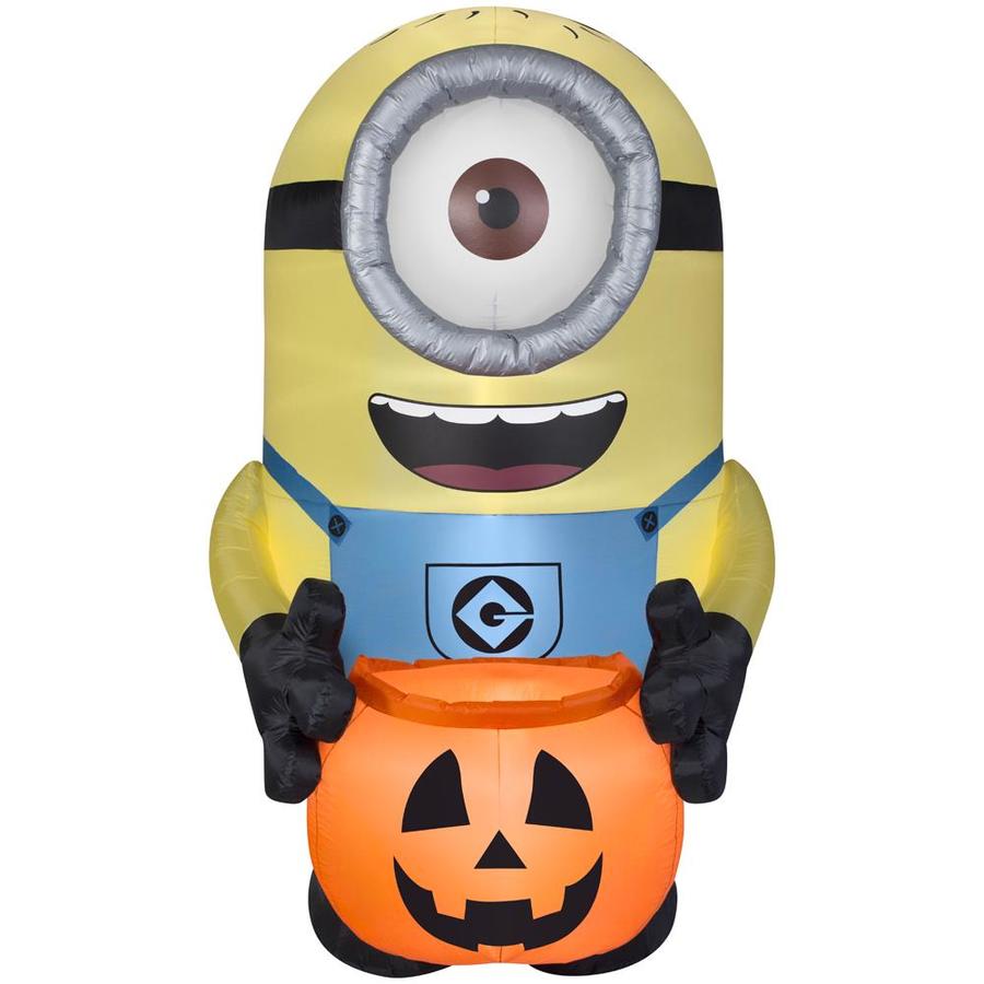 Gemmy Minions 8ft x 5ft Lighted Minion Halloween Inflatable in the