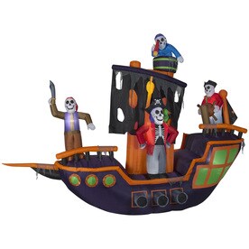 holiday living 912 ft x 115 ft animatronic lighted pirate ship halloween inflatable - Lowes Halloween Decorations holiday living 912 ft x 115 ft animatronic lighted pirate ship halloween inflatable - Lowes Halloween Decorations