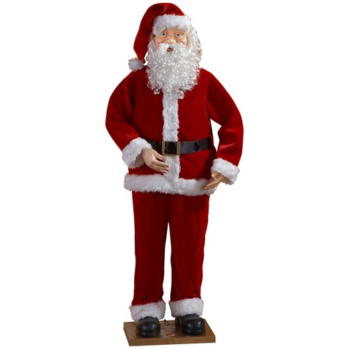 Gemmy Santa Figurine in the Christmas Decor department at Lowes.com