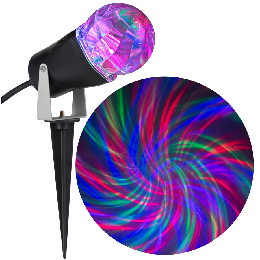 LightShow Swirling Multicolor LED Kaleidoscope Christmas Outdoor Stake
