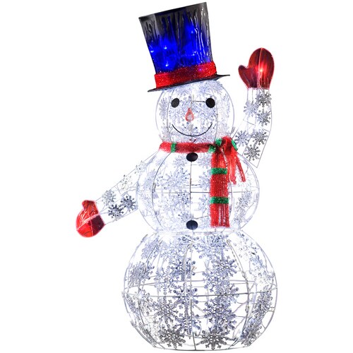 Gemmy 4-Ft. LED Sparkle Snowman at Lowes.com