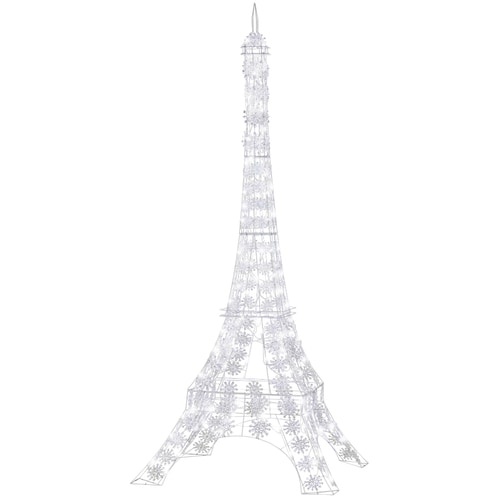 Gemmy 6 3 4 Ft Metal Led Christmas Eiffel Tower At Lowes Com