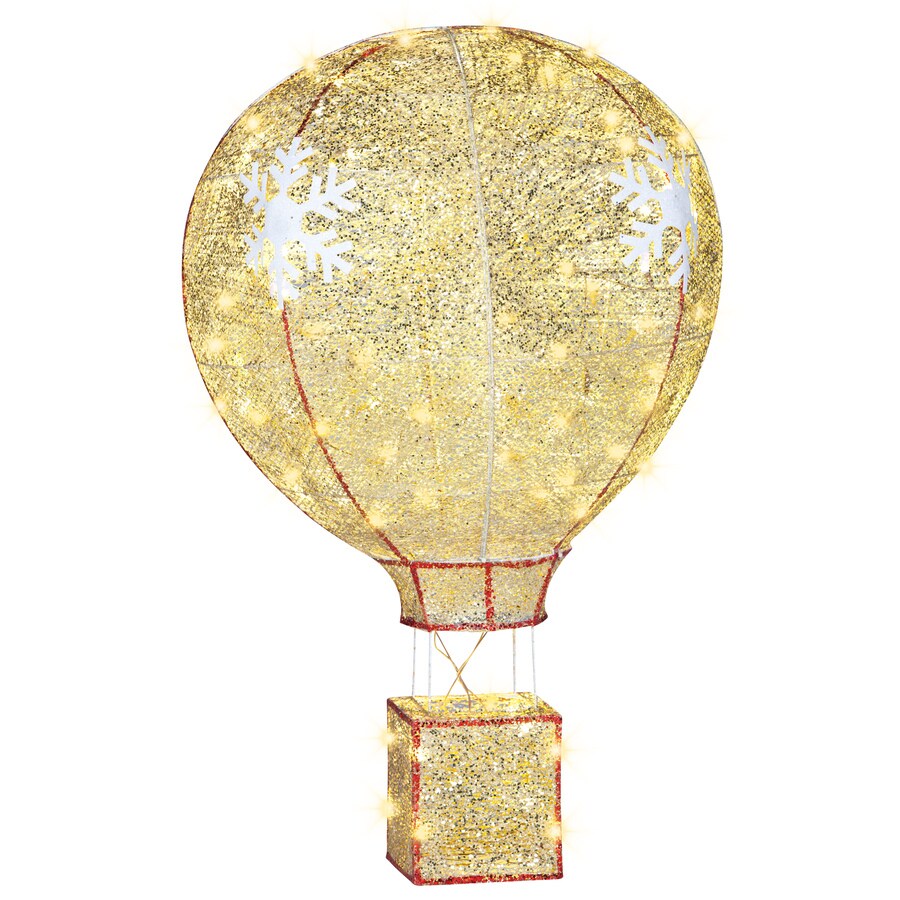 Gemmy Pre Lit Hot Air Balloon With Ling Warm White Led Lights Gemmy Pre Lit Hot Air Balloon With Ling Warm White Led Lights