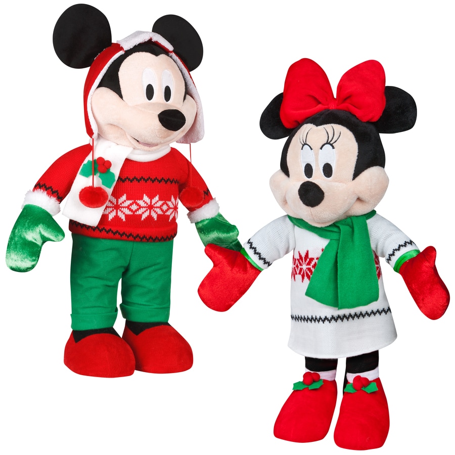 christmas mickey mouse teddy