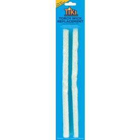 TIKI Brand 2-Pack 9 inch Replacement Fiberglass Torch Wicks White