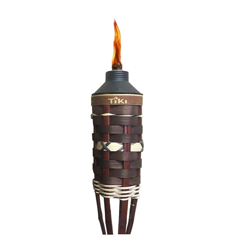 TIKI 60in Molokini Bamboo Citronella Garden Torch in the Garden Torches department at