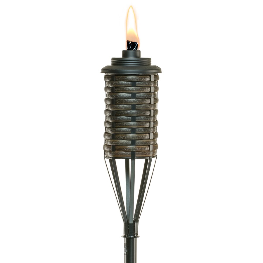 Tiki 65 In Bali 3 1 Resin Citronella Deck Torch At Lowes Tiki 65 In Bali 3 1 Resin Citronella Deck Torch