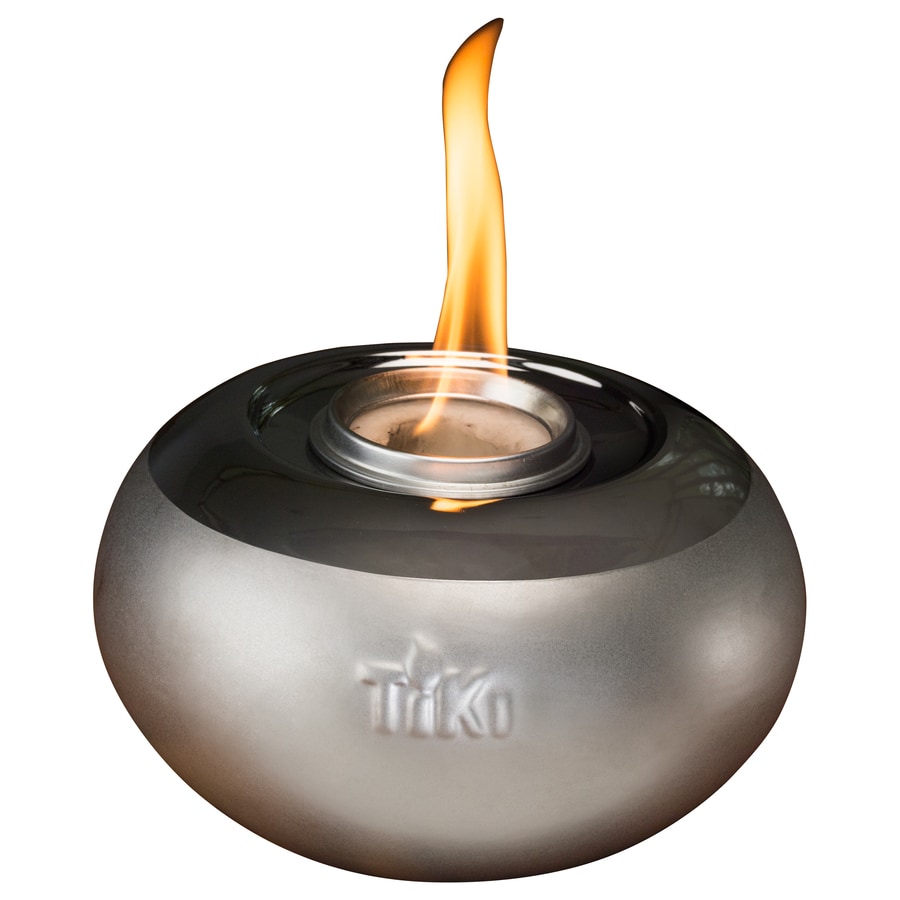 Tiki 6 In Silver Ceramic Tabletop Torch At Lowes Tiki 6 In Silver Ceramic Tabletop Torch