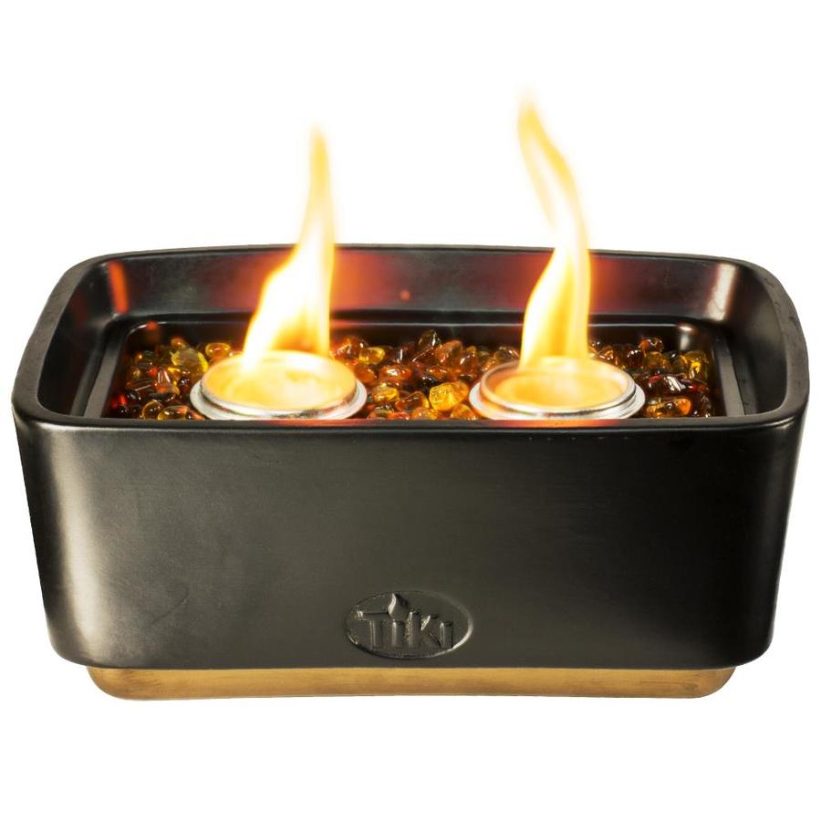 Tiki 10 5 In Black Ceramic Tabletop Torch At Lowes Tiki 10 5 In Black Ceramic Tabletop Torch